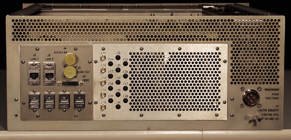 Talon Rackmount RTX chassis The rear panel includes all analog signal connections and can be customized to suit the application requirements