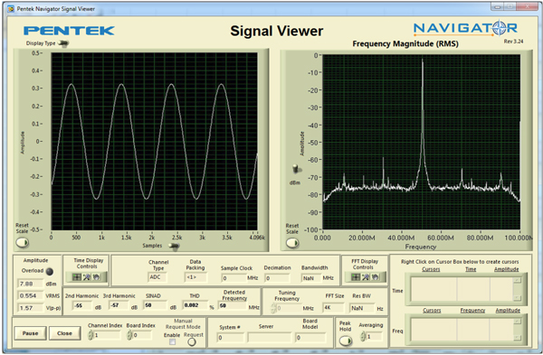Navigator BSP Signal Analyzer