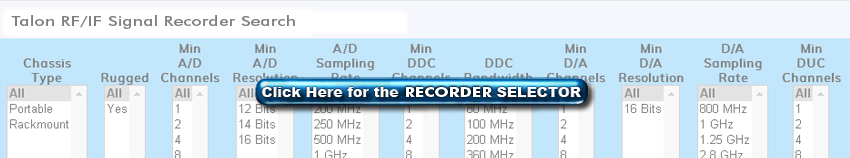 Talon Recorder Selector